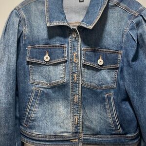 Used denim jacket